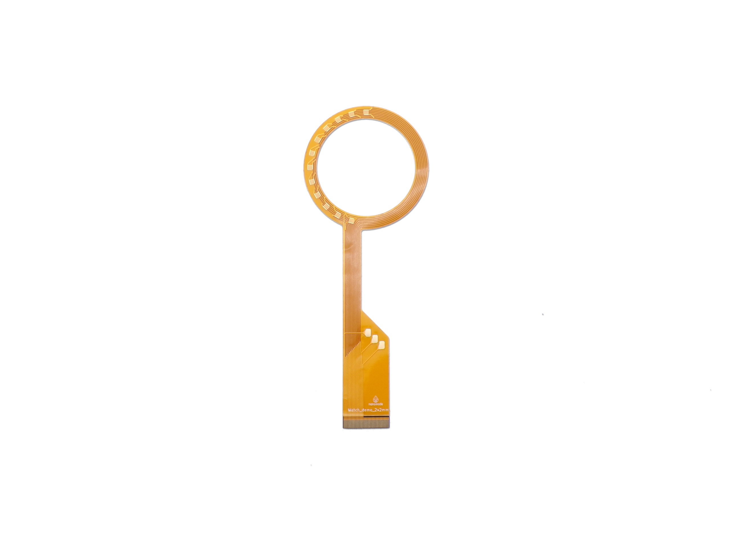 Nanomade sensor with circular geometry.